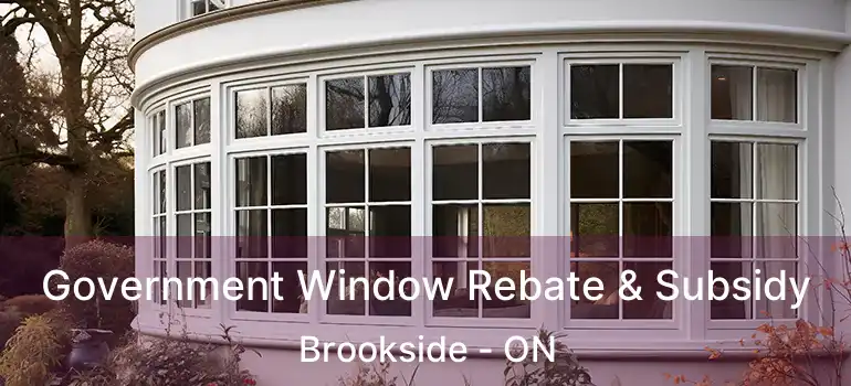  Government Window Rebate & Subsidy Brookside - ON