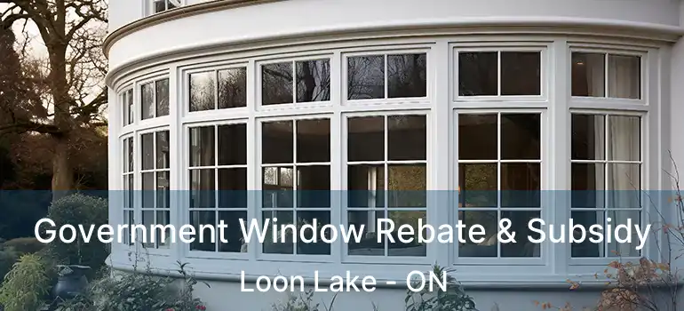  Government Window Rebate & Subsidy Loon Lake - ON