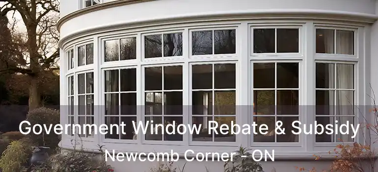 Government Window Rebate & Subsidy Newcomb Corner - ON