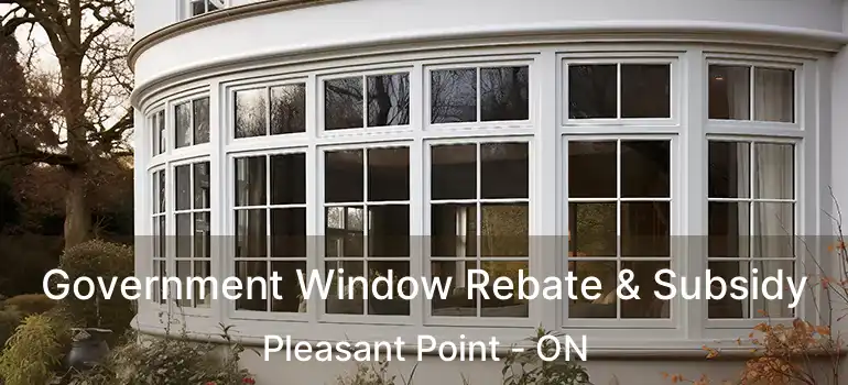  Government Window Rebate & Subsidy Pleasant Point - ON