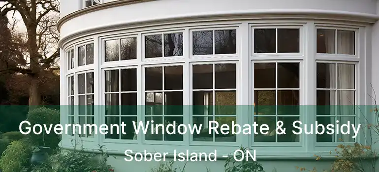  Government Window Rebate & Subsidy Sober Island - ON