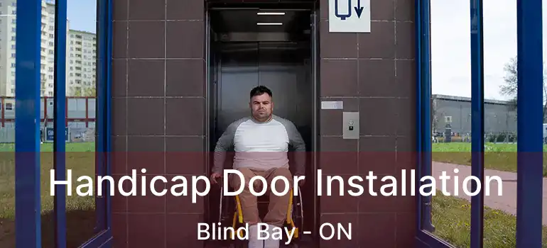  Handicap Door Installation Blind Bay - ON