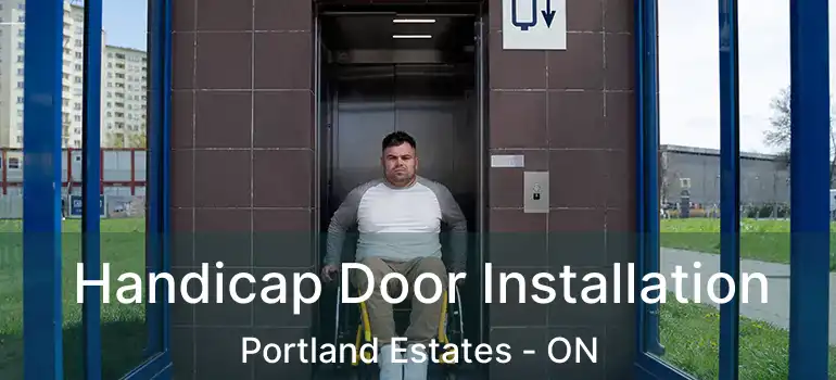  Handicap Door Installation Portland Estates - ON