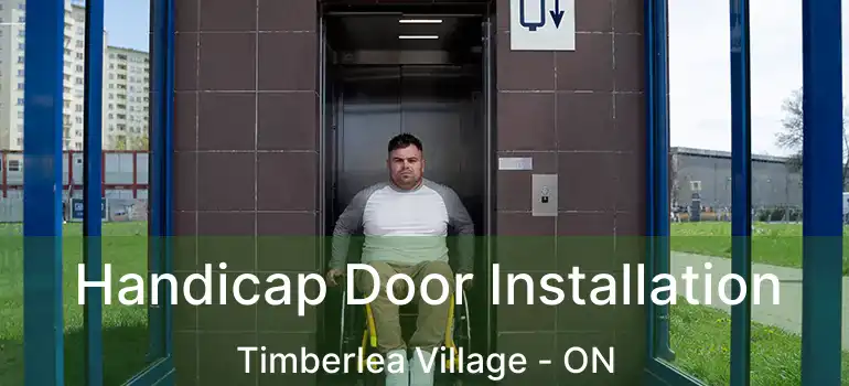  Handicap Door Installation Timberlea Village - ON