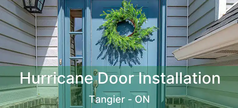  Hurricane Door Installation Tangier - ON