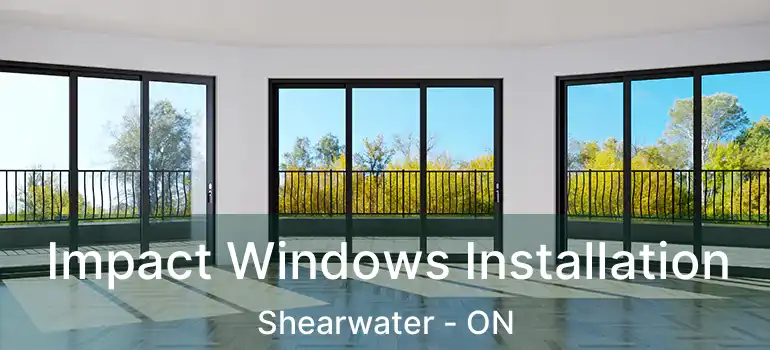  Impact Windows Installation Shearwater - ON
