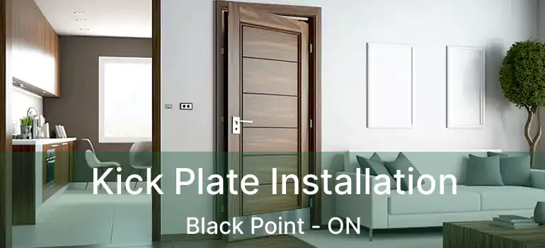  Kick Plate Installation Black Point - ON