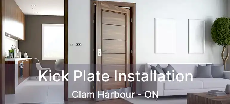  Kick Plate Installation Clam Harbour - ON