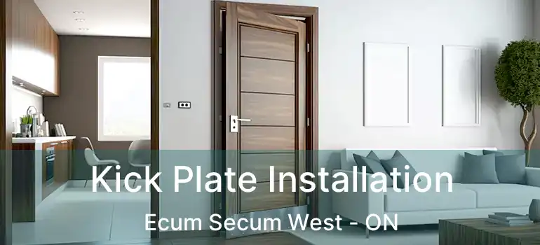  Kick Plate Installation Ecum Secum West - ON