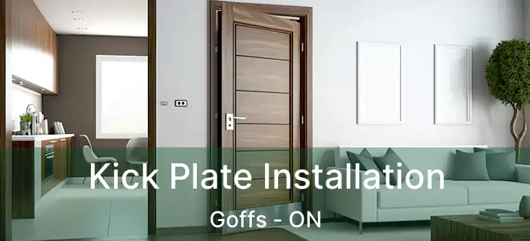  Kick Plate Installation Goffs - ON