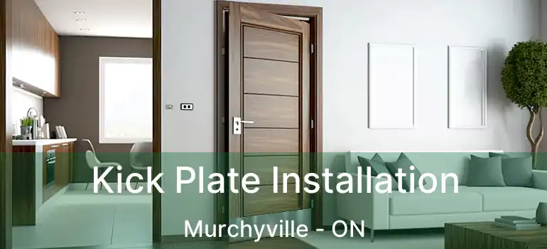  Kick Plate Installation Murchyville - ON