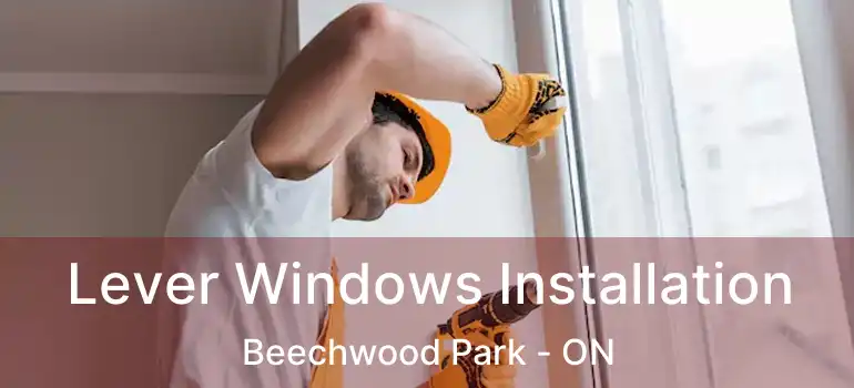 Lever Windows Installation Beechwood Park - ON