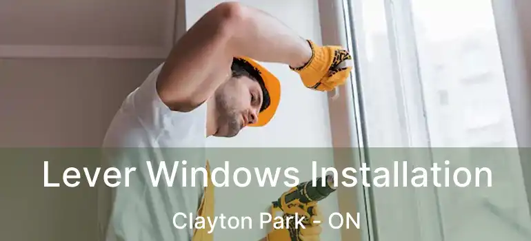  Lever Windows Installation Clayton Park - ON