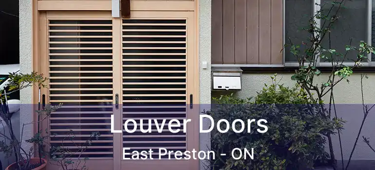  Louver Doors East Preston - ON