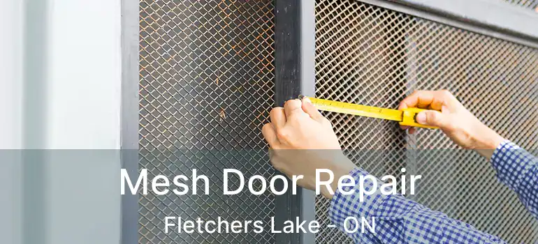  Mesh Door Repair Fletchers Lake - ON
