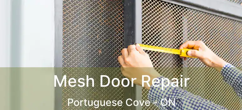  Mesh Door Repair Portuguese Cove - ON