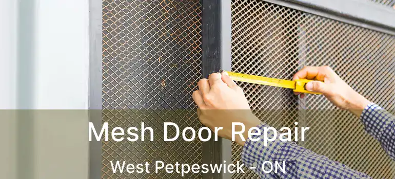  Mesh Door Repair West Petpeswick - ON