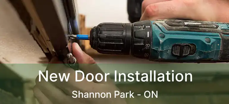  New Door Installation Shannon Park - ON