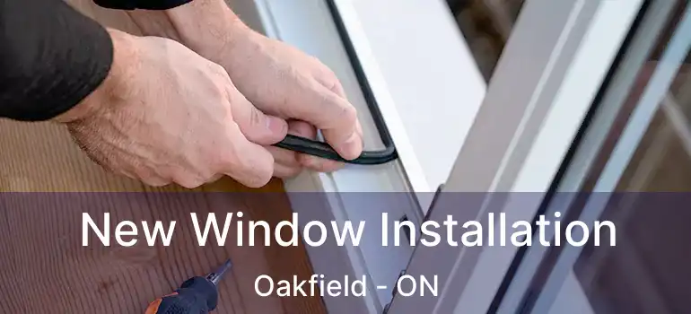  New Window Installation Oakfield - ON