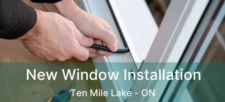  New Window Installation Ten Mile Lake - ON