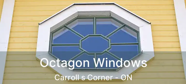  Octagon Windows Carroll s Corner - ON