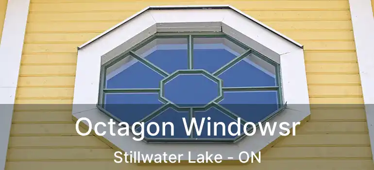  Octagon Windowsr Stillwater Lake - ON