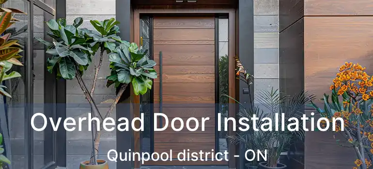  Overhead Door Installation Quinpool district - ON