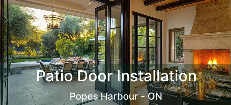  Patio Door Installation Popes Harbour - ON