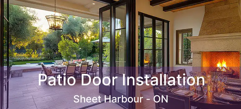  Patio Door Installation Sheet Harbour - ON