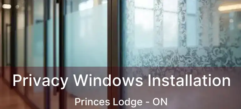  Privacy Windows Installation Princes Lodge - ON