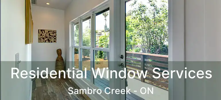  Residential Window Services Sambro Creek - ON