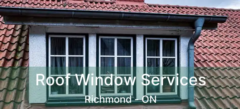  Roof Window Services Richmond - ON