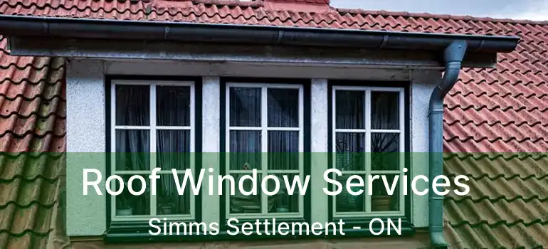  Roof Window Services Simms Settlement - ON