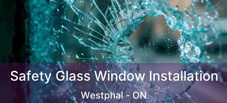  Safety Glass Window Installation Westphal - ON