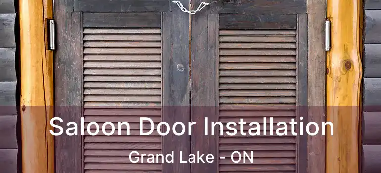  Saloon Door Installation Grand Lake - ON
