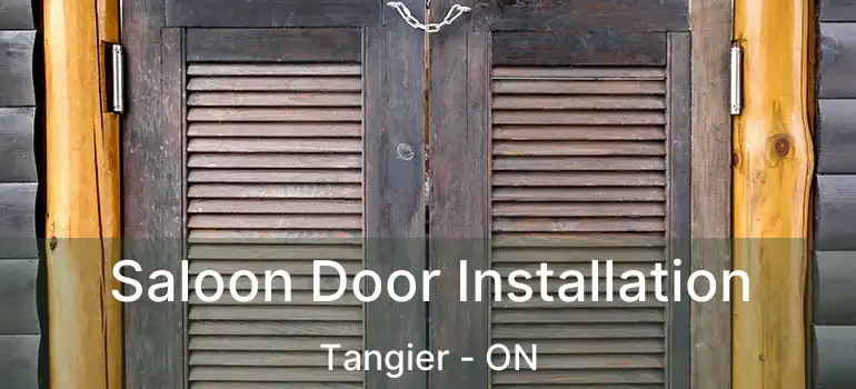  Saloon Door Installation Tangier - ON