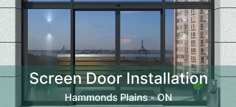  Screen Door Installation Hammonds Plains - ON
