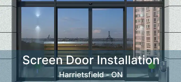  Screen Door Installation Harrietsfield - ON