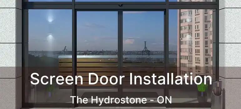  Screen Door Installation The Hydrostone - ON