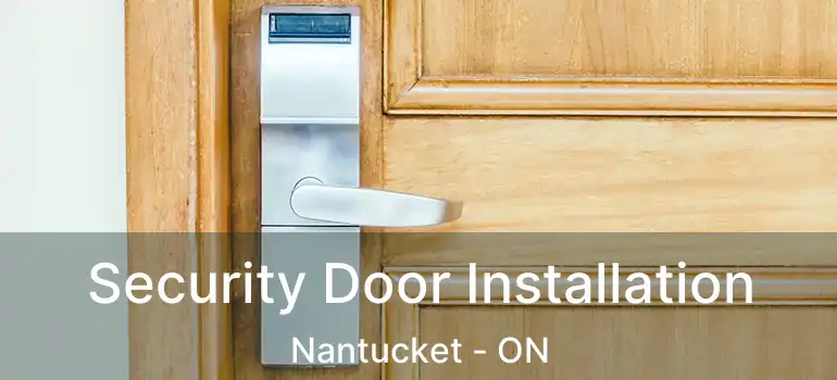  Security Door Installation Nantucket - ON