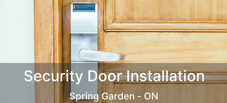  Security Door Installation Spring Garden - ON