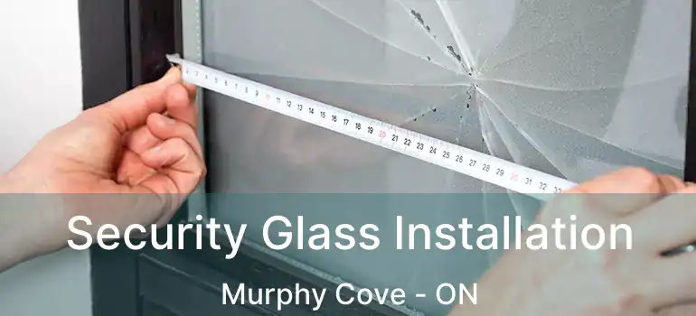  Security Glass Installation Murphy Cove - ON
