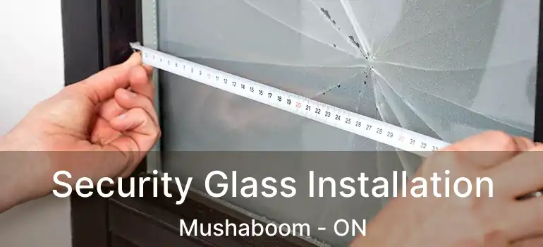  Security Glass Installation Mushaboom - ON