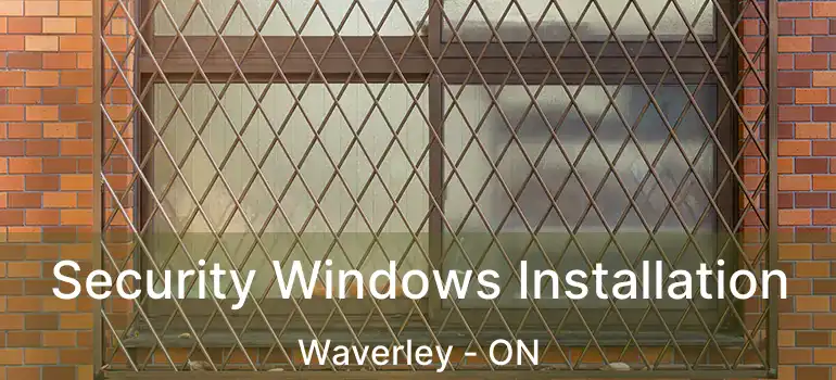  Security Windows Installation Waverley - ON