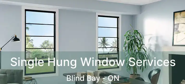  Single Hung Window Services Blind Bay - ON
