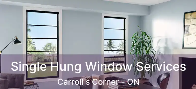  Single Hung Window Services Carroll s Corner - ON