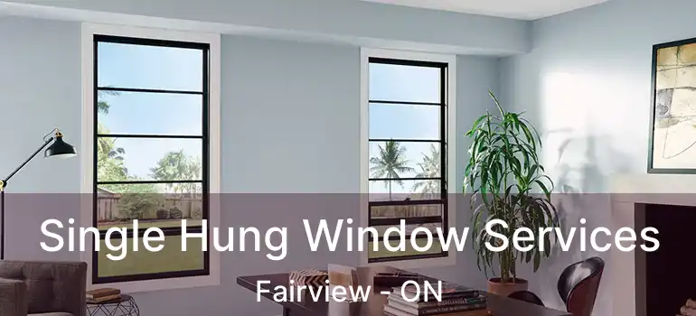  Single Hung Window Services Fairview - ON
