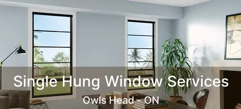  Single Hung Window Services Owls Head - ON