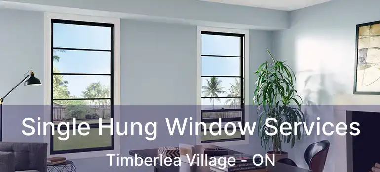  Single Hung Window Services Timberlea Village - ON