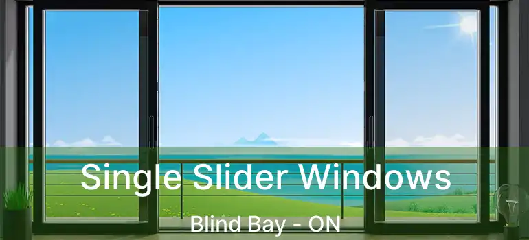  Single Slider Windows Blind Bay - ON